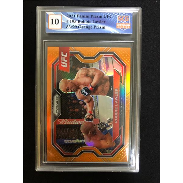 2021 Panini Prizm UFC Robbie Lawler Orange Prizm (GCG 10)