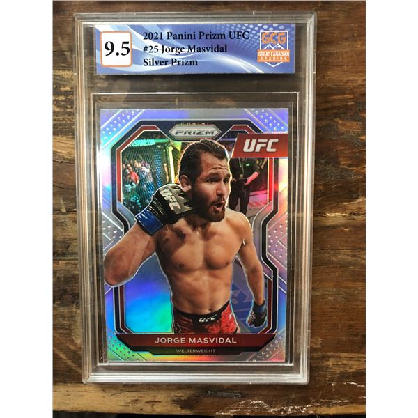 2021 Panini Prizm UFC Silver Prizm Jorge Masvidal  (GCG 10)