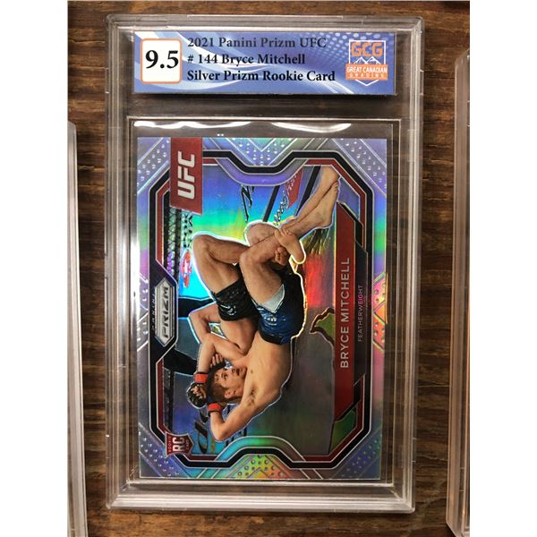 2021 Panini Prizm UFC Silver Prizm Bryce Mitchell (GCG 9.5)