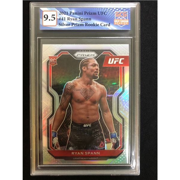 2021 Panini Prizm UFC Silver Prizm Ryan Spann (GCG 10)