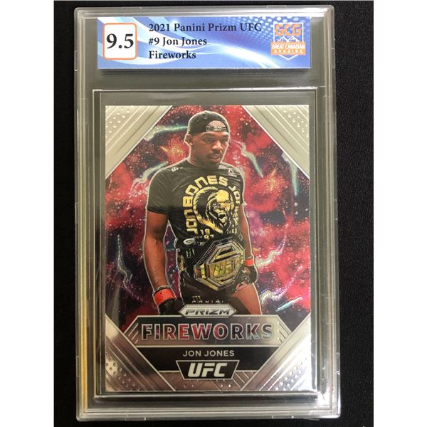 2021 Panini Prizm UFC Jon Jones (GCG 9.5)