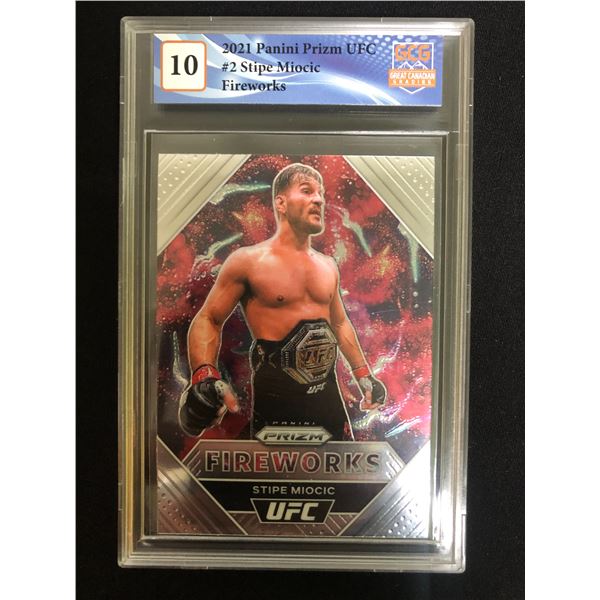 2021 Panini Prizm UFC Stipe Miocic (GCG 10)