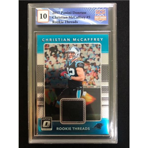 2017 Panini Donruss Christain McCaffrey Rookie Threads