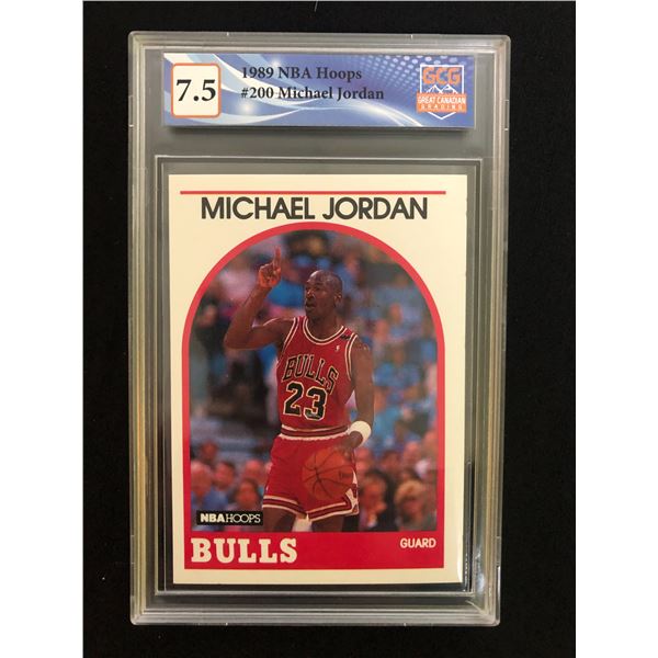 1989 NBA Hoops Michael Jordan (GCG 7.5)