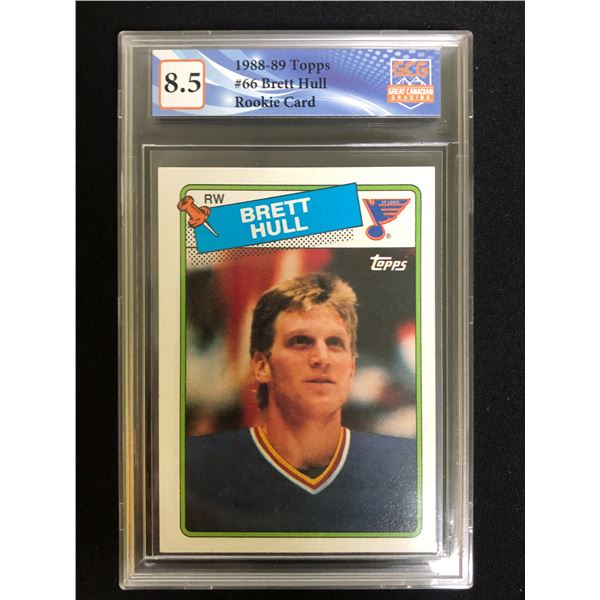 1988-89 Topps Brett Hull (GCG 8.5)