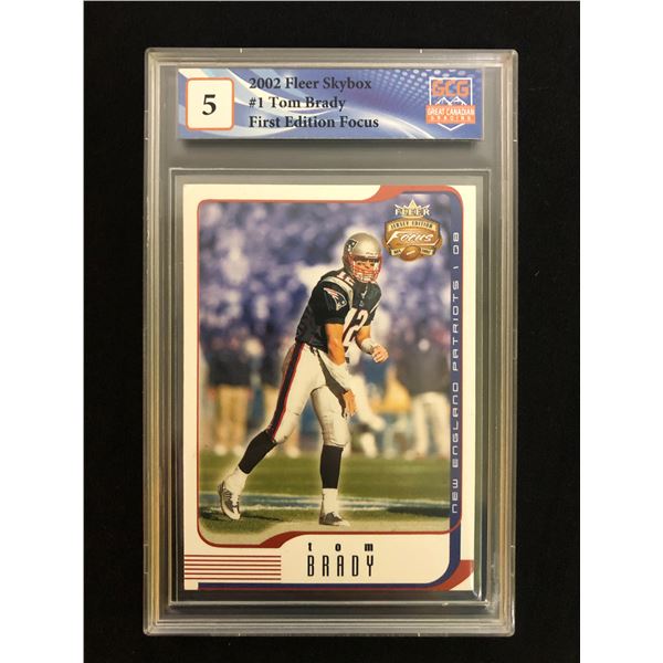 2002 Fleer Skybox Tom Brady (GCG 5)