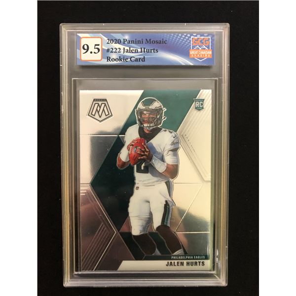 2020 Panini Mosaic NFL Jalen Hurts (GCG 9.5)