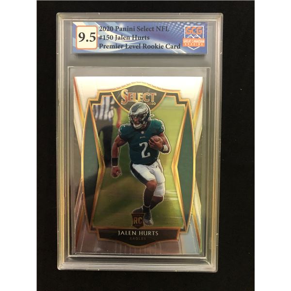 2020 Panini Select NFL Jalen Hurts (GCG 9.5)