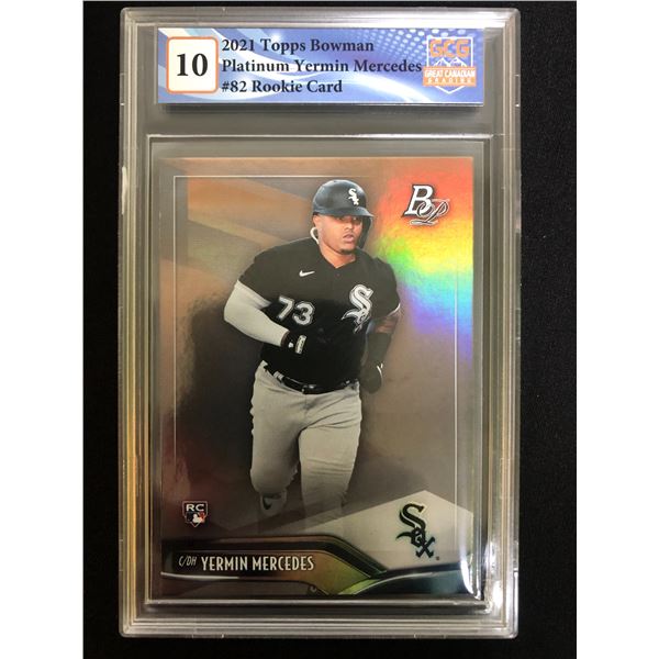 2021 Topps Bowman Yermin Mercedes RC (GCG 10)