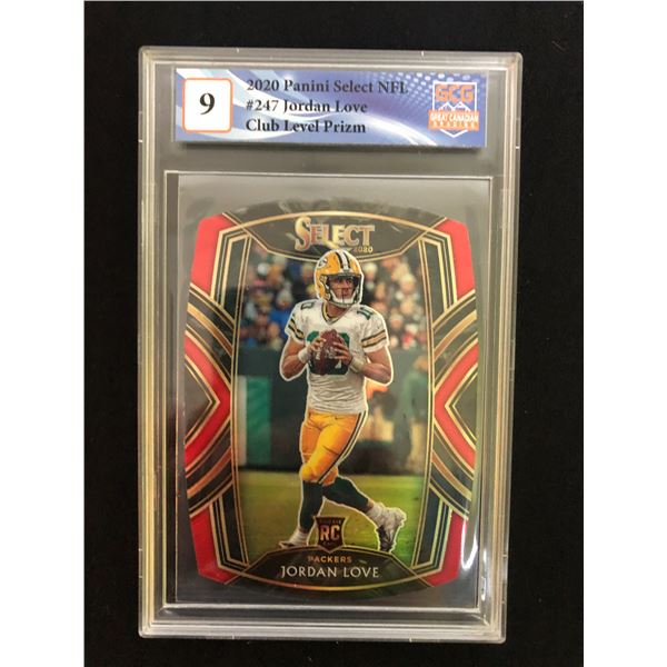 2020 Panini Select NFL Jordan Love (GCG 9)