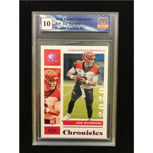 2020 Panini Chronicles NFL Joe Burrow (GCG 10)