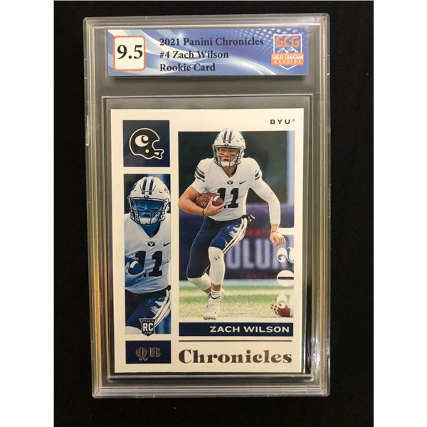 2021 Panini Chronicles Donruss Zach Wilson (GCG 9.5)