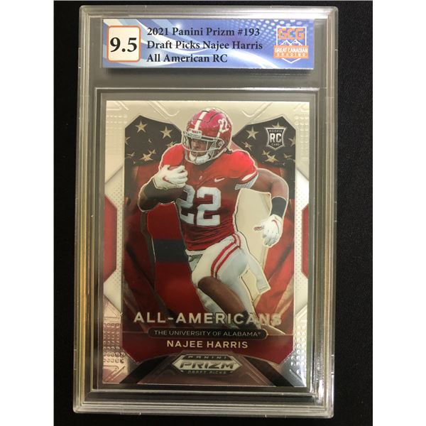 2021 Panini Prizm Draft Picks Najee Harris  (GCG 9.5)