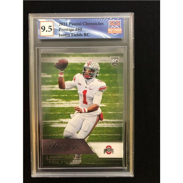 2021 Panini Chronicles Prestige Justin Fields ( GCG 9.5)