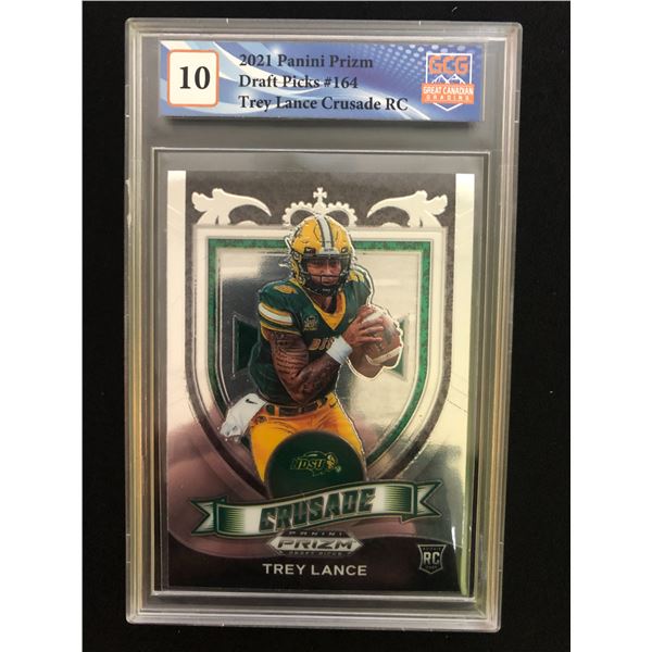 2021 Panini Prizm Draft Picks Trey Lance (GCG 10)