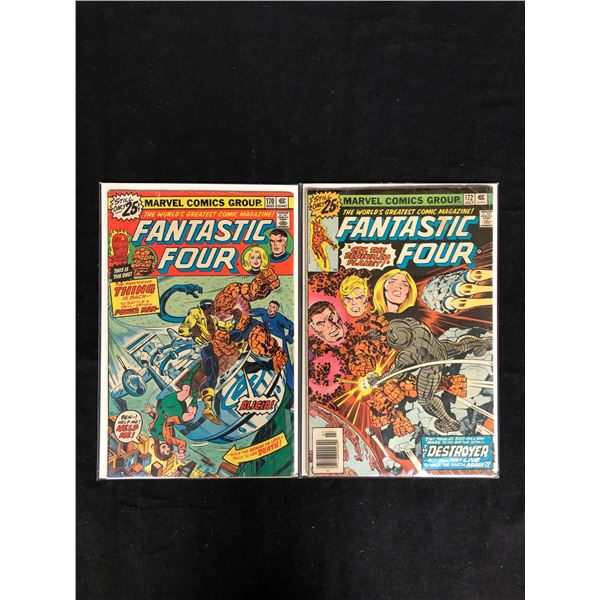 FANTASTIC FOUR #170/ #172 (MARVEL COMICS)