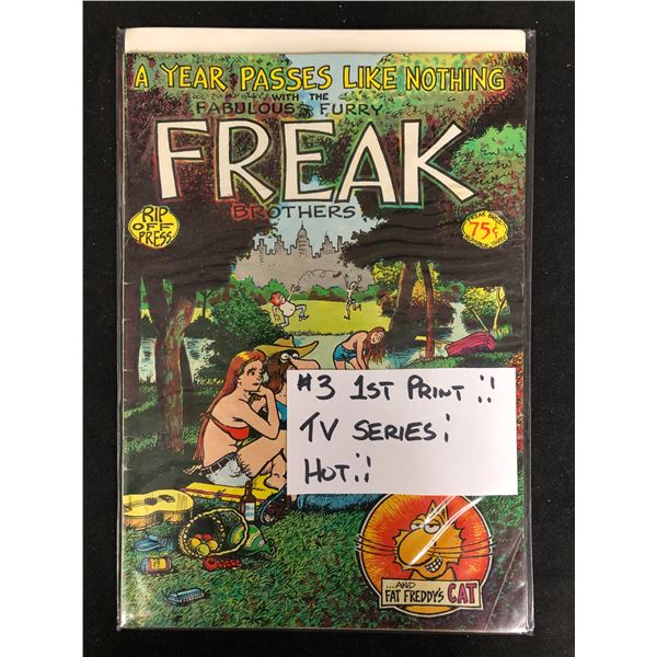 FREAK BROTHERS #3 (RIP OFF PRESS)