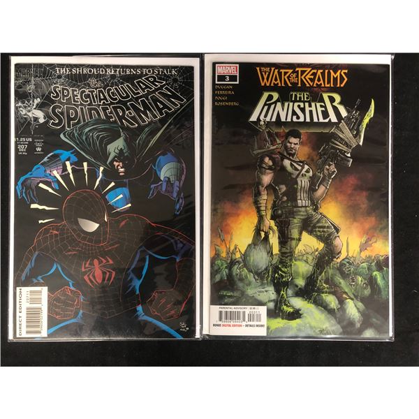 THE SPECTACULAR SPIDER-MAN #207/ The War of The Realms THE PUNISHER #3 (MARVEL)