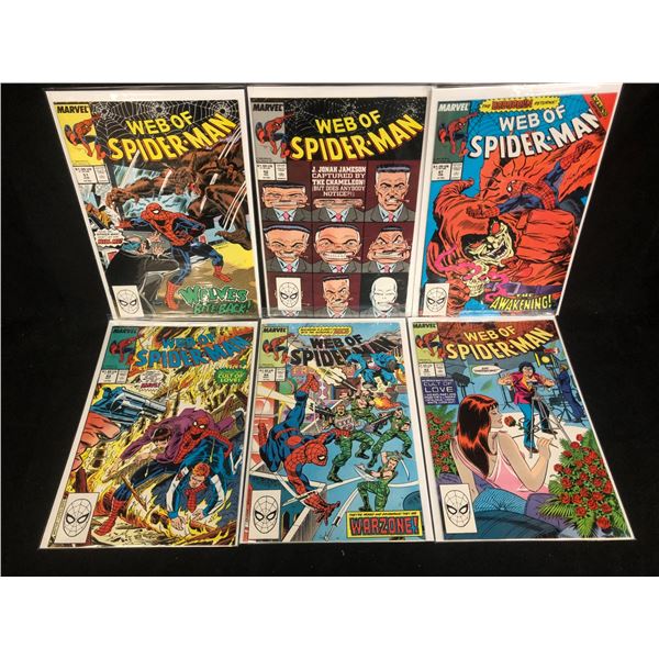 WEB OF SPIDER-MAN COMIC BOOK LOT (MARVEL COMICS)