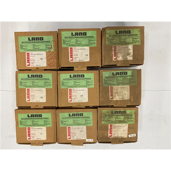 Lot Of (9) Land # 091.078 O/N/C Caps