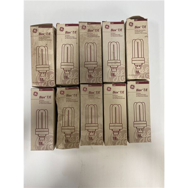 Lot Of (10) GE Baix T/E Light Bulbs