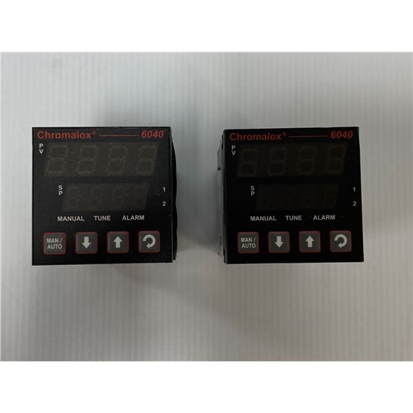 (2) Chromalox # 6040 Temperature Controllers