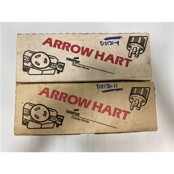 Lot Of Arrow Head # 6240 and # 3330 Locking Receptacle