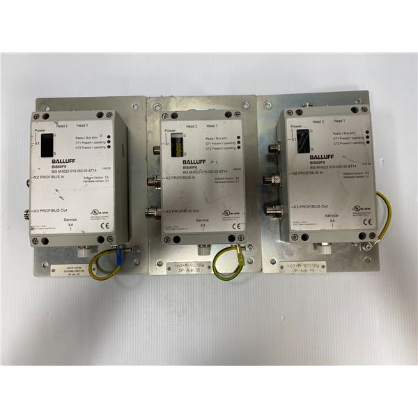 (3) Balluff # BIS M-6022-019-050-03-ST14  Profibus