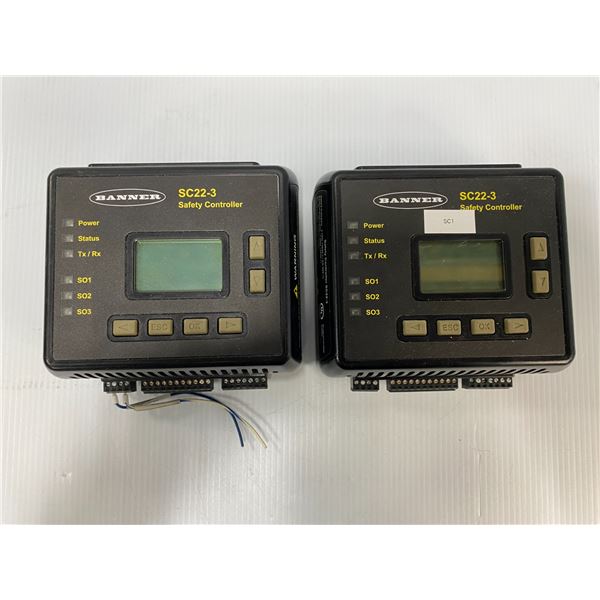 (2) Banner # SC22-3 Safety Controllers