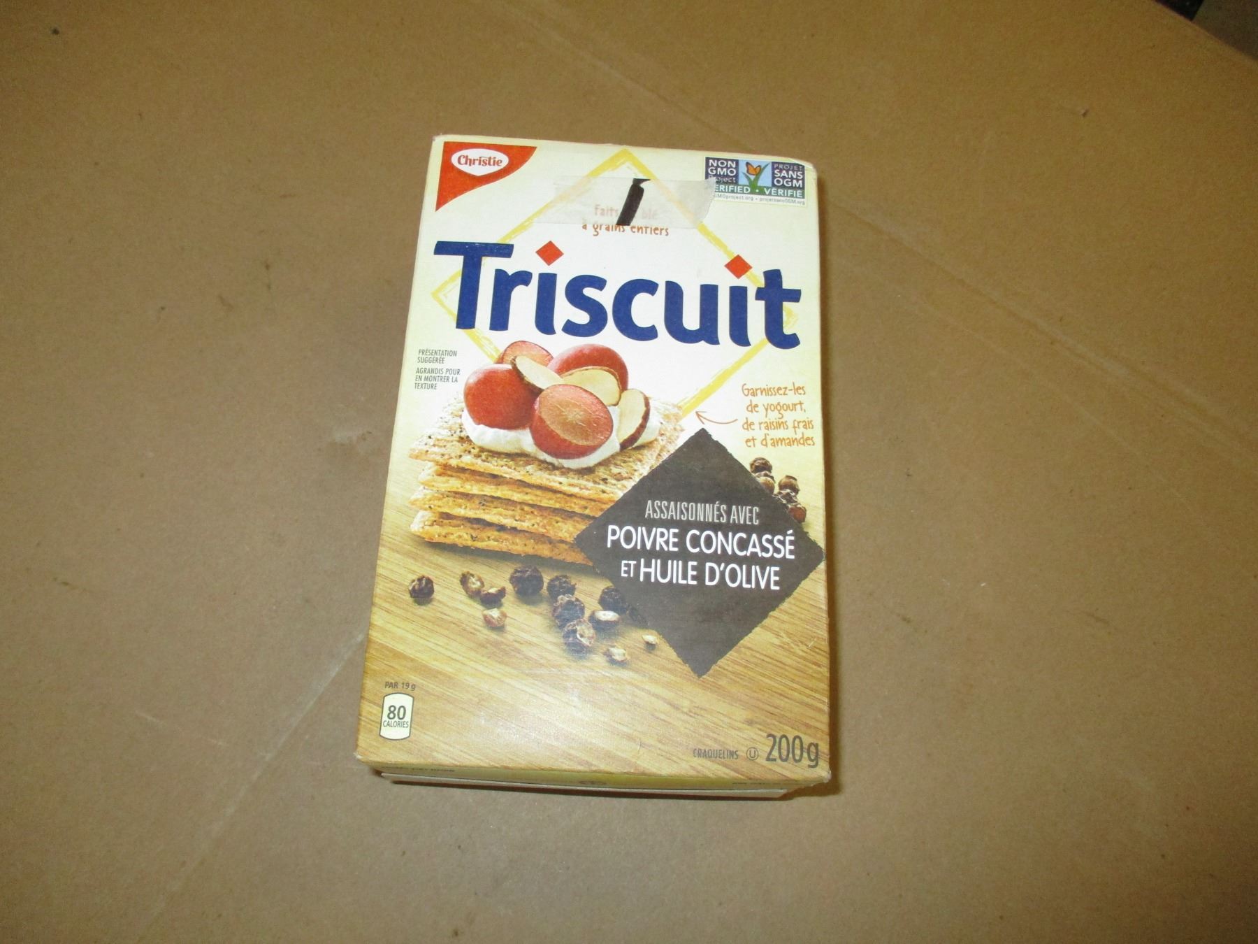 BLACK PEPPER & OLIVE OIL TRISCUITS (200 G) PER BOX