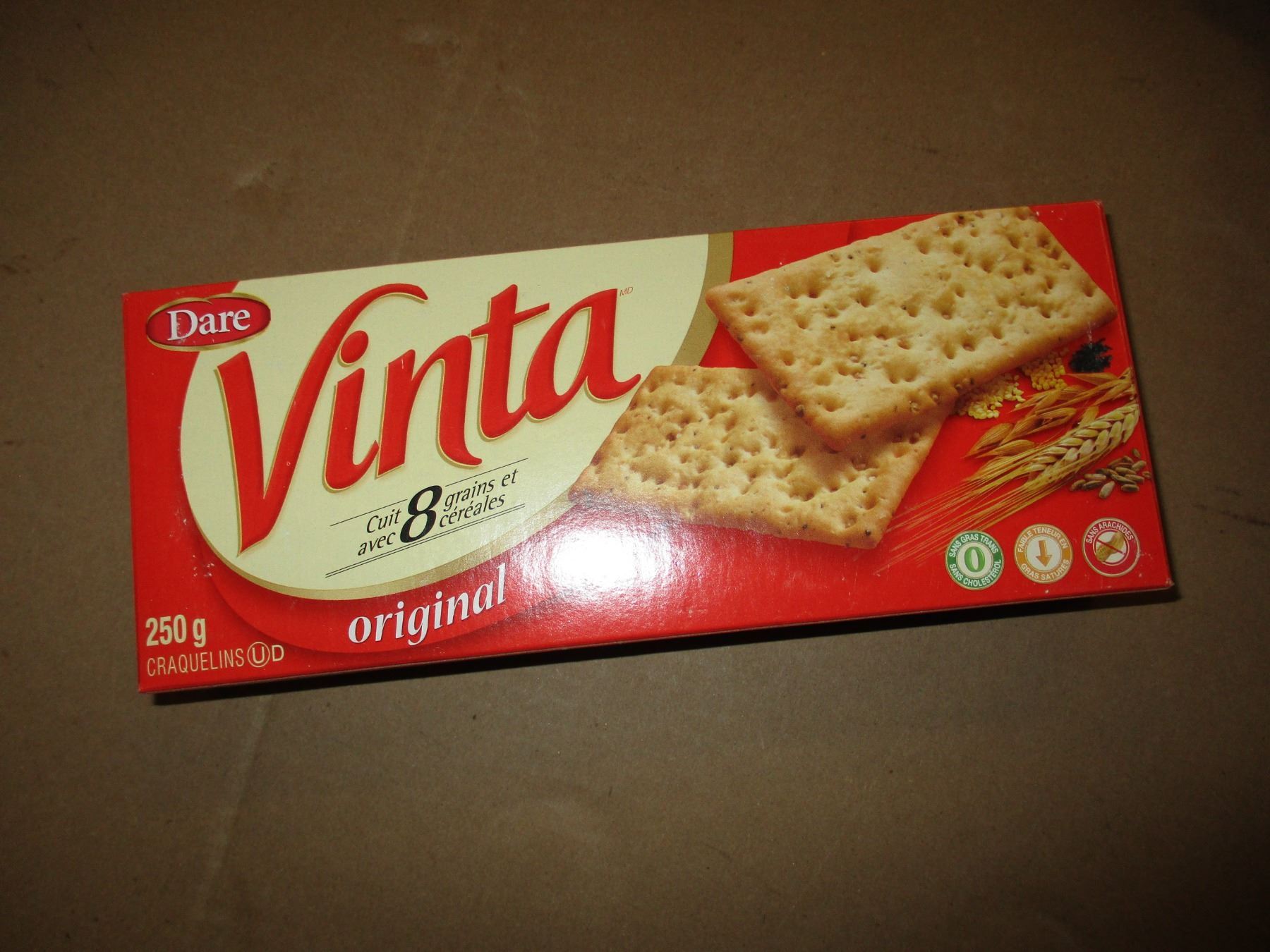 VINTA CRACKERS (250 G) PER BOX