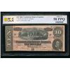 Image 1 : 1864 $10 T-68 Confederate PCGS 58PPQ