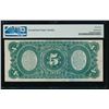 Image 2 : 1869 $5 Rainbow Legal Tender Note PMG 64EPQ