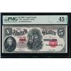Image 1 : 1907 $5 Legal Tender Note PMG 45EPQ