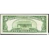 Image 2 : 1934C $5 Butterfly Fold Error Silver Certificate