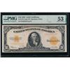 Image 1 : 1922 $10 Gold Certificate PMG 53