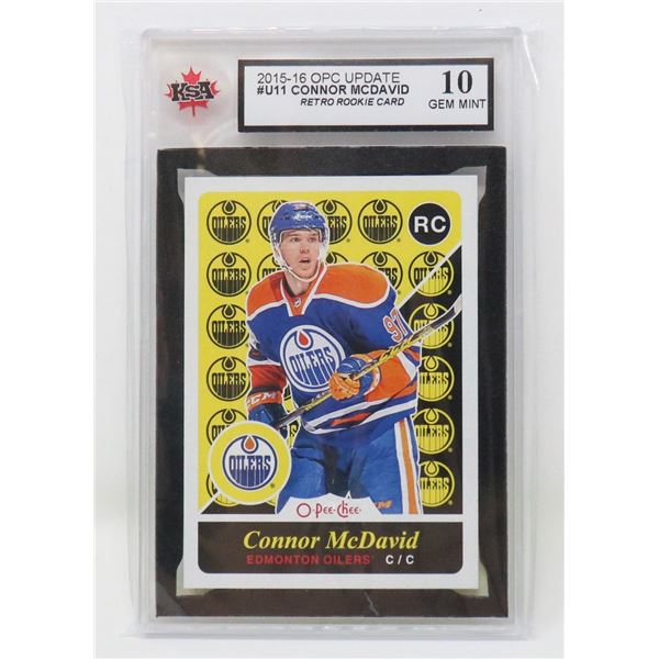 CONNOR MCDAVID ROOKIE KSA 10