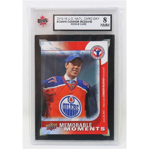 CONNOR MCDAVID ROOKIE KSA 8