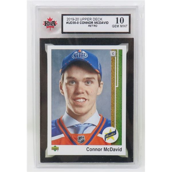 CONNOR MCDAVID ROOKIE/RETRO KSA 10