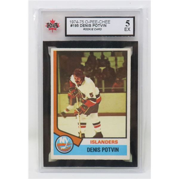 DENIS POTVIN VINTAGE ROOKIE KSA5