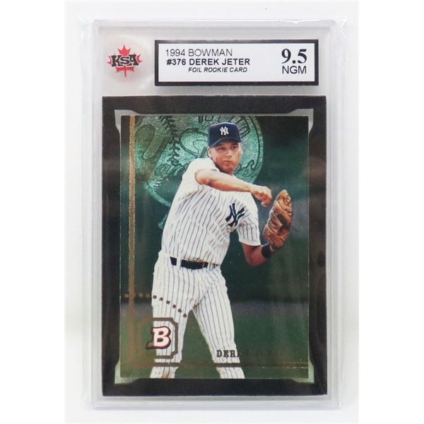 DEREK JETER FOIL ROOKIE KSA 9.5