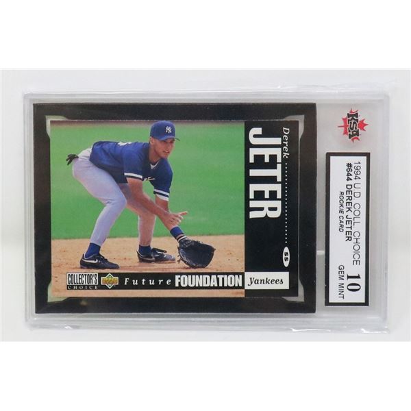 DEREK JETER ROOKIE KSA 10