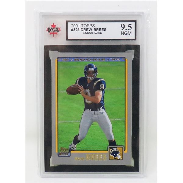 DREW BREES ROOKIE KSA 9.5