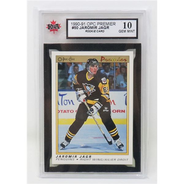 JAROMIR JAGR ROOKIE CARD KSA 10