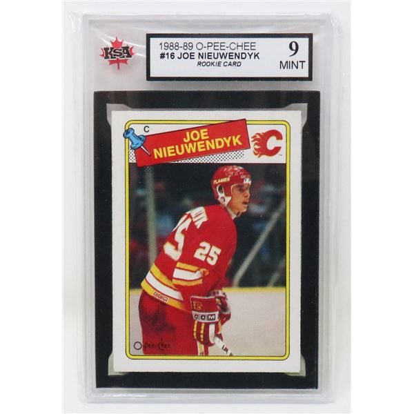 JOE NIEUWENDYK VINTAGE ROOKIE KSA 9