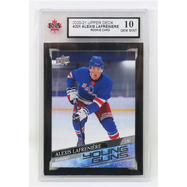 ALEXIS LAFRENIERE ROOKIE YOUNG GUNS KSA 10