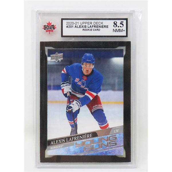 ALEXIS LAFRENIERE ROOKIE YOUNG GUNS KSA 8.5