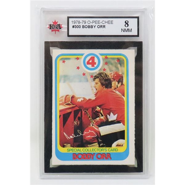 BOBBY ORR SPECIAL COLLECTOR'S CARD KSA 8