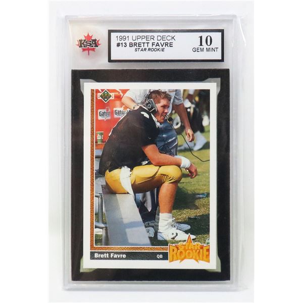 BRETT FAVRE ROOKIE KSA 10
