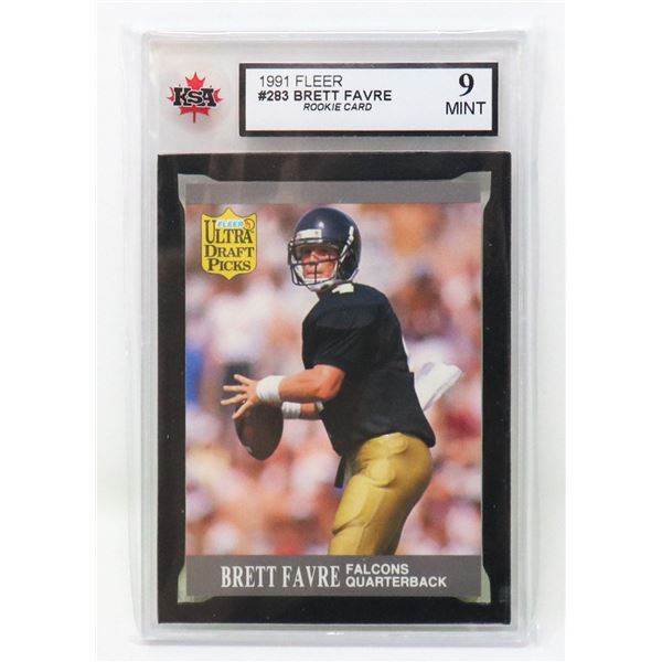 BRETT FAVRE ROOKIE KSA 9